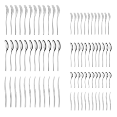 Karaca New 84 Parça 12 Kişilik Kutulu Dora Çatal Kaşık Bıçak Takımı