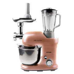 Emsan Bella Gusto Maxi Golden Pink Stand Mikser Mutfak Şefi 1300W 5 Lt