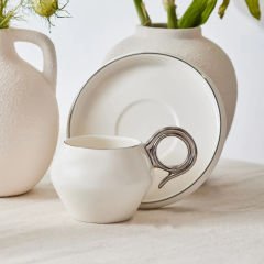 Karaca Venüs Platin 2 Kişilik Kahve Fincan Takımı 135 ml