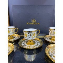 KOSOVA 6 LI 90 CC AYAKLI LÜKS FİNCAN TAKIMI RSY-194 (XANA)