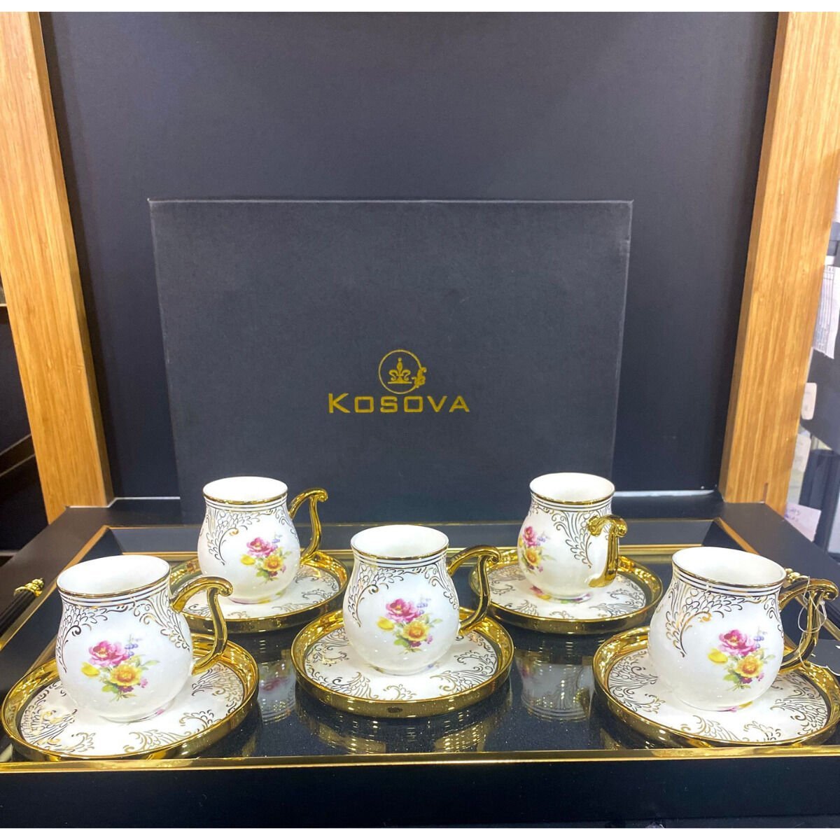 KOSOVA 6 LI 90 CC AYAKLI TOMBUL FİNCAN TAKIMI RSY-202 (SELENA)