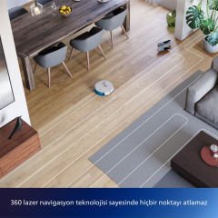 Philips XU3000/02 HomeRun 3000 Serisi Akıllı Robot Süpürge Aqua Beyaz
