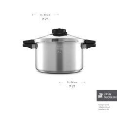 Karaca Quick And Safe İndüksiyon Tabanlı Düdüklü Tencere 7 Lt