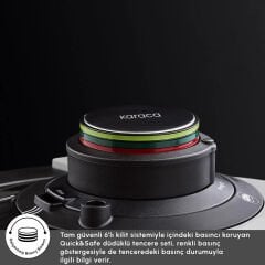 Karaca Quick And Safe İndüksiyon Tabanlı Düdüklü Tencere 7 Lt