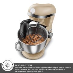 Karaca Mastermaid Chef Pro Çift Kollu Hamur Yoğurma Makinesi Mineral Gold 1750W 5L
