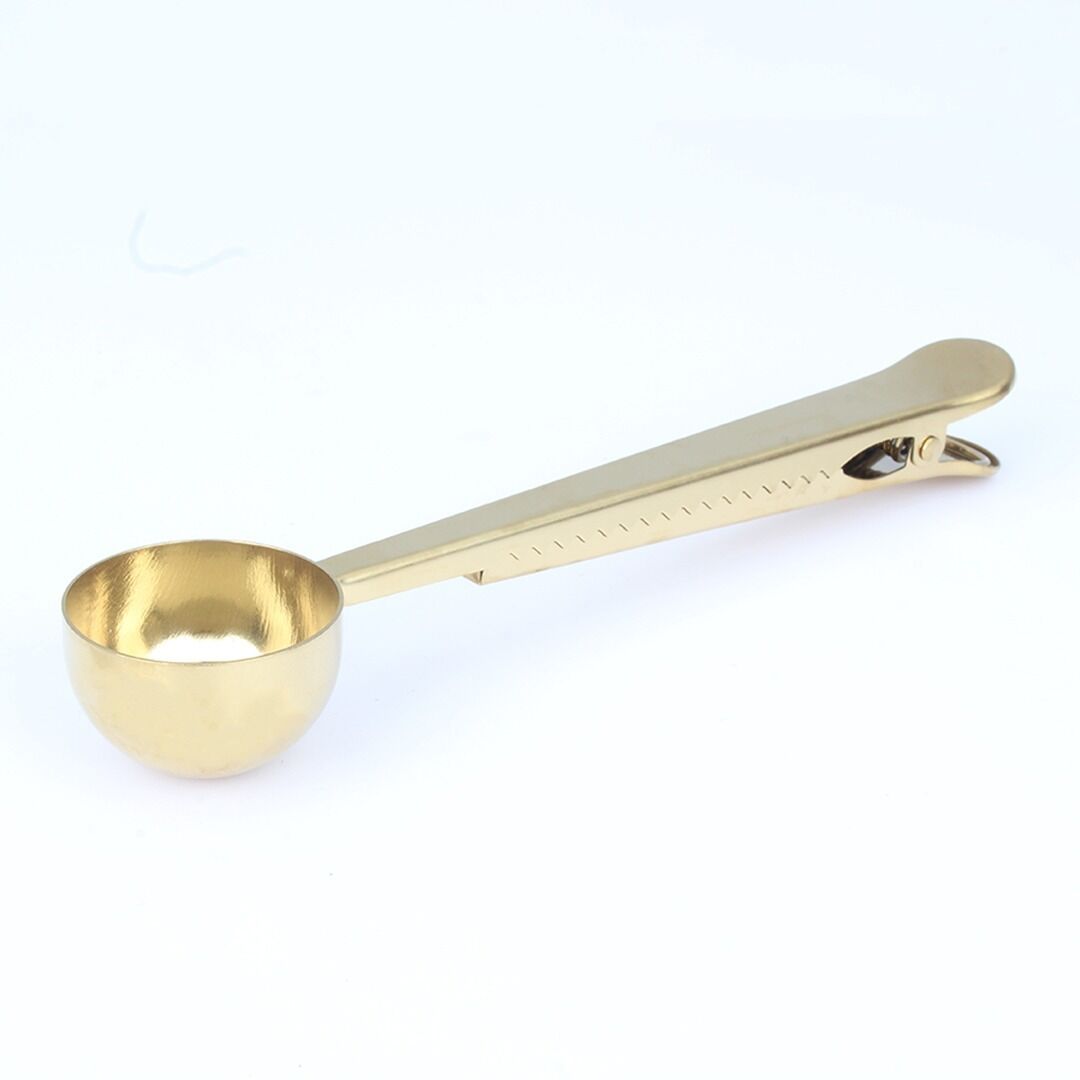 MİEN Mien Metal Mandallı Ölçü Kaşığı 17 cm | Pratik Sabitlenebilir Mutfak Ölçü Kaşığı 15 ml