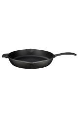 Lava DökümYuvarlak Kızartma Tavası 28 cm Metal Saplı