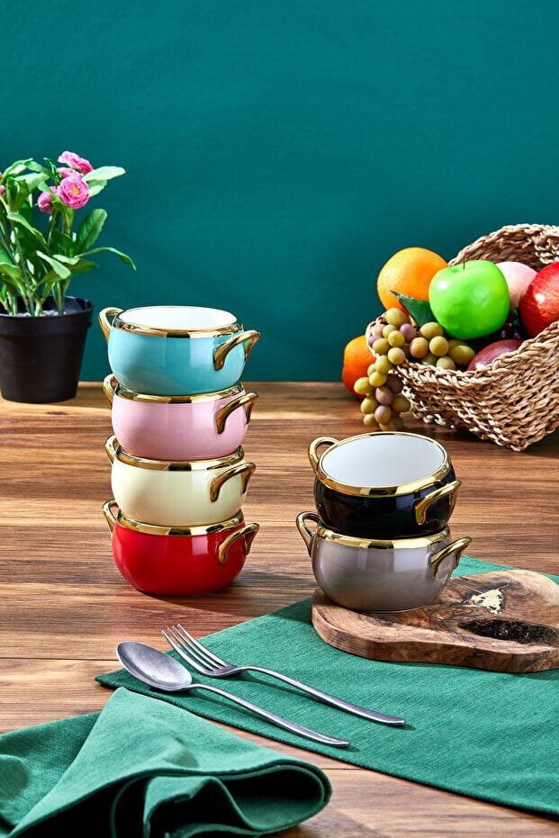 PAÇİ-MİA RENKLİ 6LI KASE SETİ