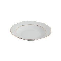 Porland Queen Altın Yaldız Çukur Tabak 22cm