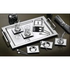 Tiamo Oslo Sade 40 Parça Çay Seti 18/10 Cr-Ni