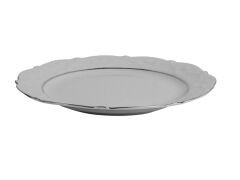 Porland Queen Platin Düz Tabak 21cm
