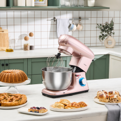 Karaca Multichef Stand Mikser Rosegold Mutfak Şefi 1400W 5,5 Lt (Kıyma Çekme /Sucuk-Sosis/İçli Köfte Aparatlı)