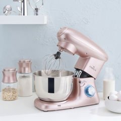 Karaca Multichef Stand Mikser Rosegold Mutfak Şefi 1400W 5,5 Lt (Kıyma Çekme /Sucuk-Sosis/İçli Köfte Aparatlı)