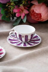 ACAR Marlowe 6 Kişilik Kahve Fincanı Takımı - 90 ml