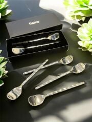 TİAMO ROMA Çay Kaşığı Sade 6’lı Set