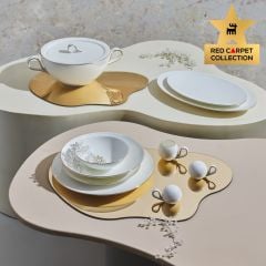 Karaca Fine Pearl Extra Chanak Gold 62 Parça 12 Kişilik İnci Yemek Takımı