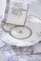 Acar Kieran 6 Kişilik Silver Kahve Fincanı Takımı - 90 ml
