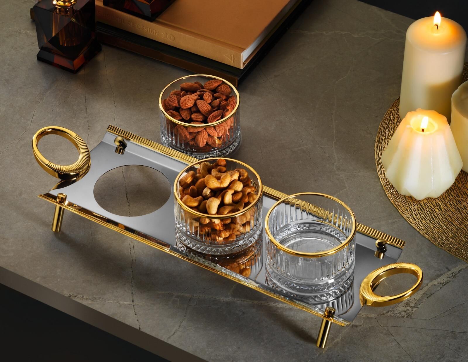 TİAMO MİOS 3’lü Çerezlik Gold