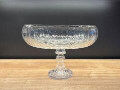 ALEGRE CLASS LINEA SUNUM ÇANAK 24-16 CM AYAKLI ŞEFFAF