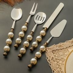 Royking Sedefli Antik 5’li Servis Seti | Zamansız ve Şık Sunumlar