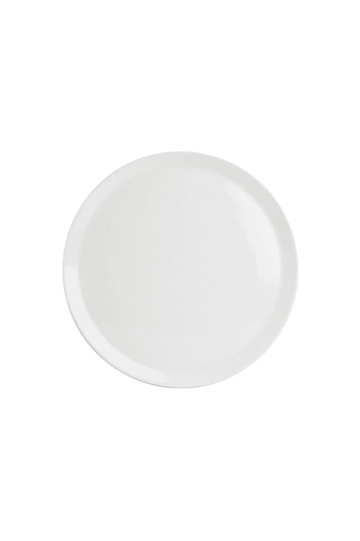 Porland Ruby Beyaz Pizza Tabak 28 cm Servis Tabağı (2. Kalite)