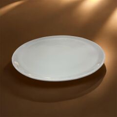Porland Ruby Beyaz Pizza Tabak 28 cm Servis Tabağı (2. Kalite)