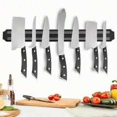 ENFA 55 CM Mıknatıslı Bıçak Askısı – Güçlü Manyetik, Duvara Monte Bıçak Tutucu