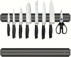 ENFA 55 CM Mıknatıslı Bıçak Askısı – Güçlü Manyetik, Duvara Monte Bıçak Tutucu