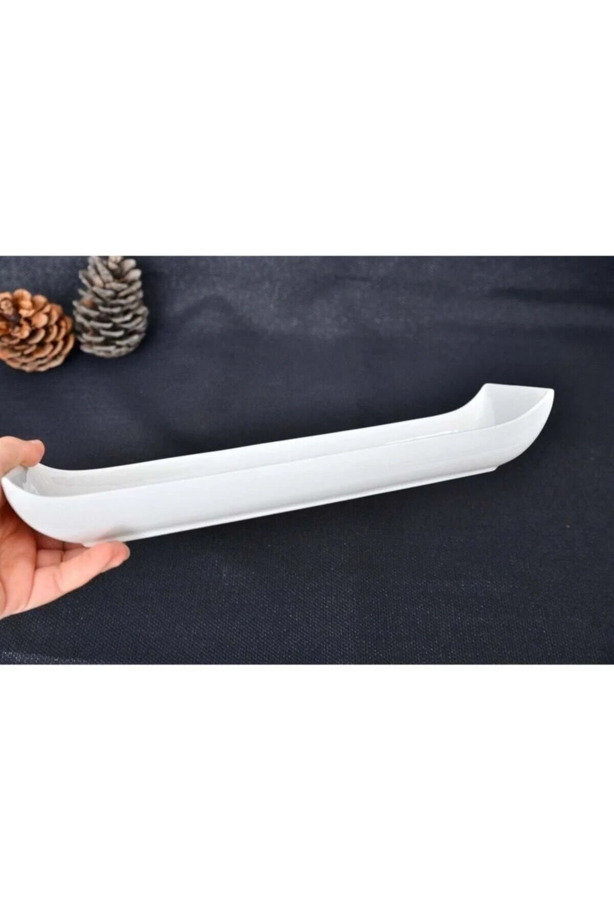 Tekbir Büyük Kayık Servis Tabağı 41x5
