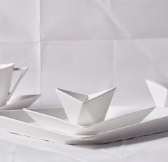 Karaca Forever Bone Origami 26 Parça 6 Kişilik Kahvaltı Takımı