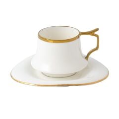 Twinkle Luxury Line 6 Kişilik Kahve Fincan Takımı Gold | Zarif ve Şık Tasarım