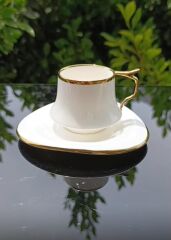 Twinkle Luxury Line 6 Kişilik Kahve Fincan Takımı Gold | Zarif ve Şık Tasarım