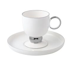 Twinkle Luxury Line 6 Kişilik Kahve Fincan Takımı Platin 100 ml