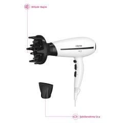 ALTUS AL7044 S SAÇ KURUTMA MAKİNESİ 2200 W. AC MOTOR