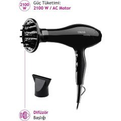 ALTUS AL704 SAÇ KURUTMA AKİNESİ AC MOTOR 2100 W.