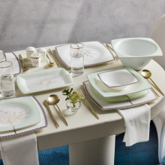Karaca Fine Pearl Banyan 62 Parça 12 Kişilik Yemek Takımı