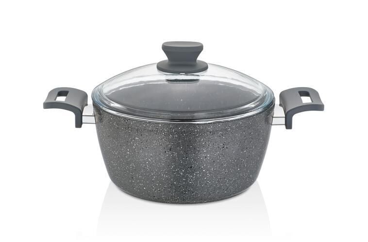 ESRA SONESSA 26 CM 4 mm Derin Granit Tencere – Gri