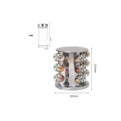 VİVİEN METAL STANDLI 12 Lİ BAHARAT TAKIMI