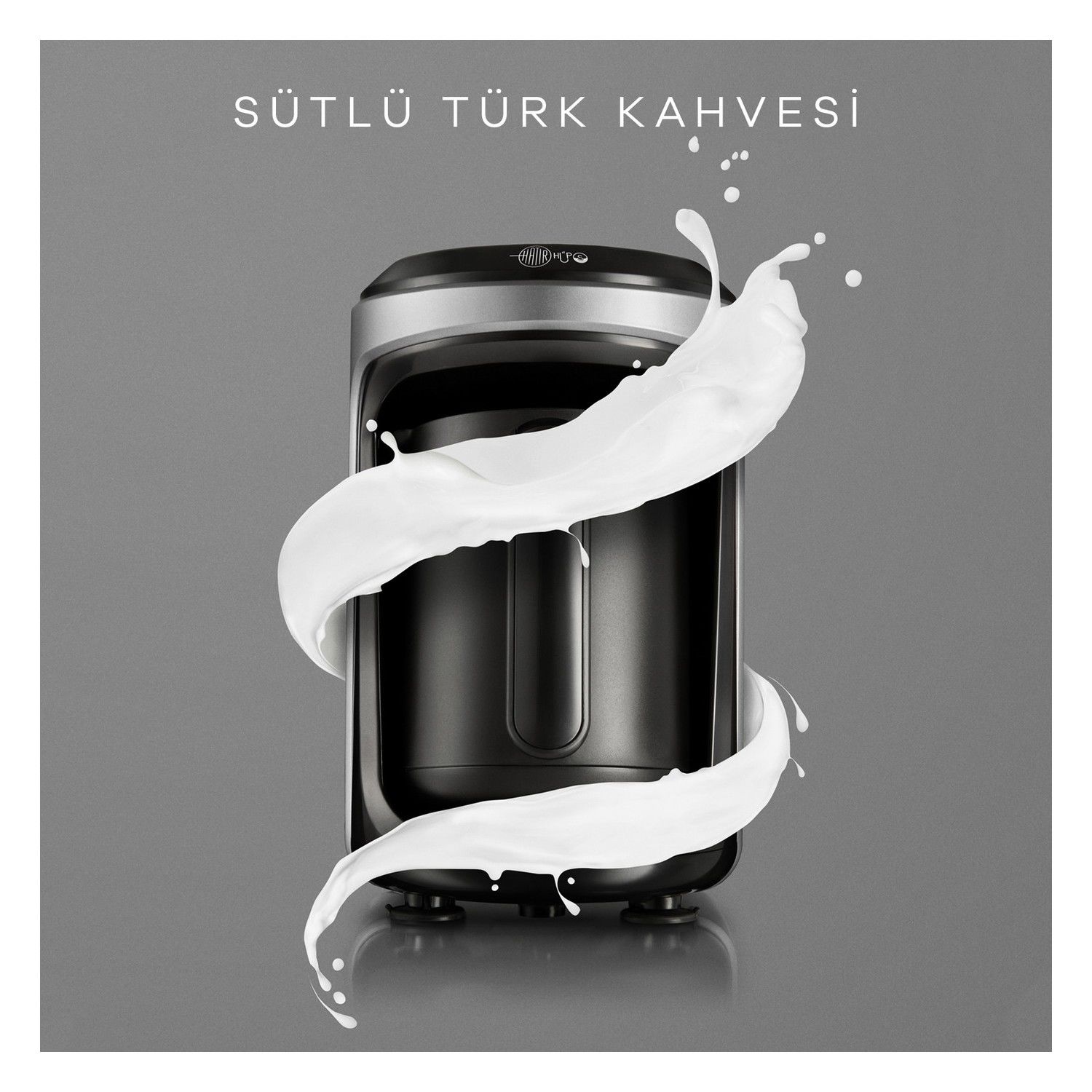 Karaca Hatır Hüps Sütlü Türk Kahve Makinesi Antrasit