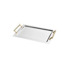 Tiamo Avons Çay Ve Servis Tepsisi (GOLD) Çelik