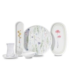 KORKMAZ LUNA COLLECTİON 25 PARÇA KAHVALTI TAKIMI A8688-1