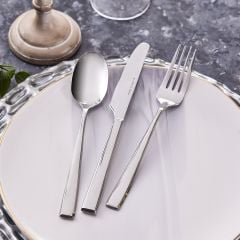 Karaca Linus 84 Parça 12 Kişilik Çatal Kaşık Bıçak Takımı Elegance Kutulu