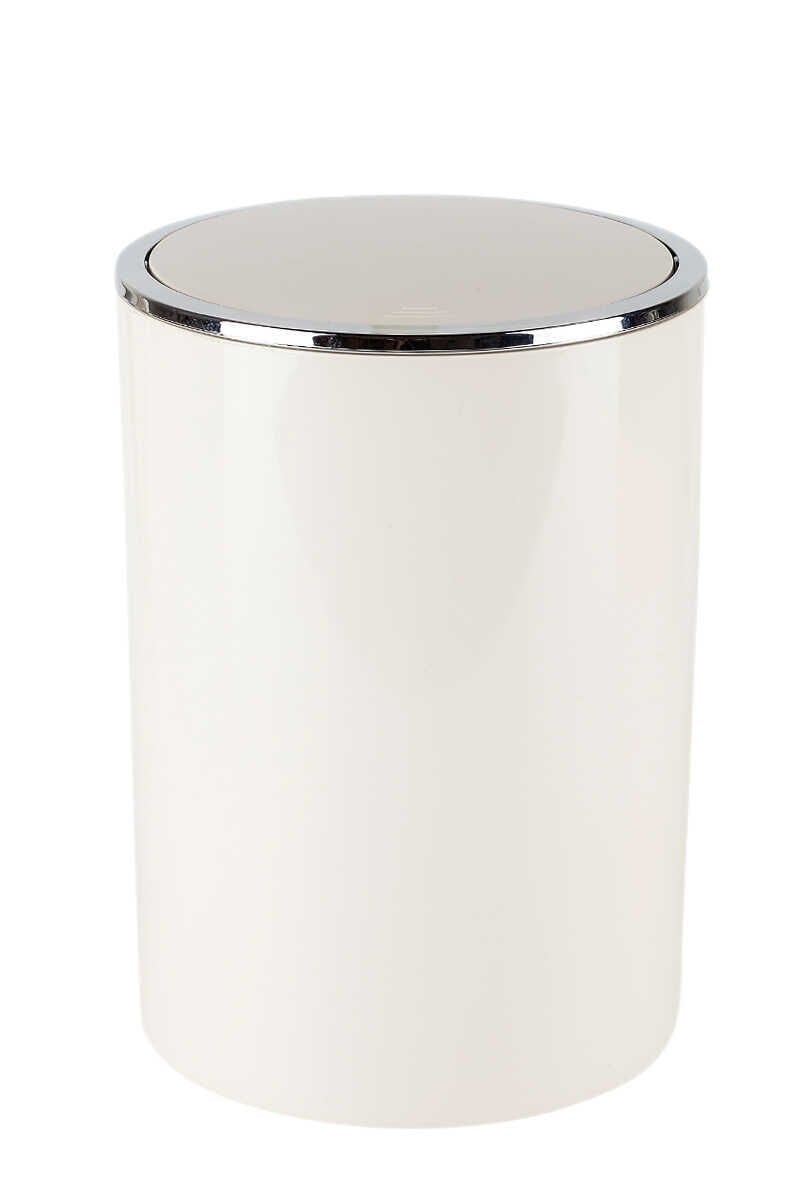 PRİMANOVA Lenox Banyo Mutfak Ofis Çöp Kovası 6 Lt Bej