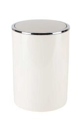 PRİMANOVA Lenox Banyo Mutfak Ofis Çöp Kovası 6 Lt Bej