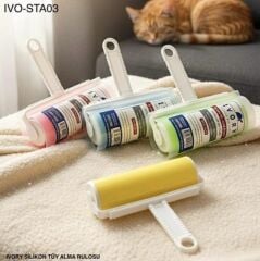 Ivory XL Silikon Tüy Alıcı Rulo – Kedi & Köpek Tüyü Temizleyici