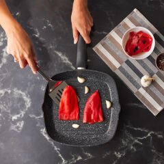 Karaca Dark Stone Biogranit Grill Tava 28 cm
