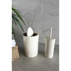 Primanova Flores 2'li Banyo Seti - Bej