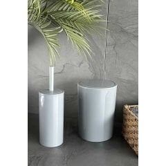 Primanova Flores 2'li Banyo Seti - Gri