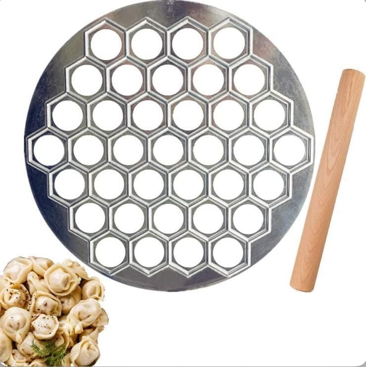 IVORY Çelik Mantı Kalıbı 24,5 cm – Pratik ve Dayanıklı Mantı Yapma Aparatı