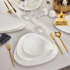 Karaca Red Carpet Collection Fine Pearl Tristan 62 Parça 12 Kişilik Yemek Takımı Gold